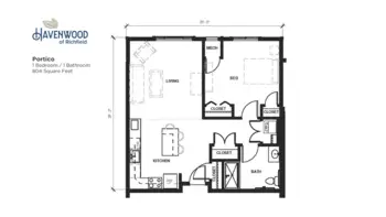 Floorplan of Havenwood of Richfield, Assisted Living, Memory Care, Richfield, MN 5