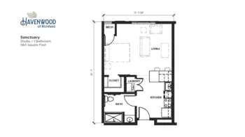 Floorplan of Havenwood of Richfield, Assisted Living, Memory Care, Richfield, MN 6