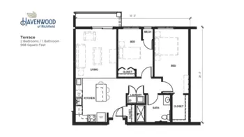Floorplan of Havenwood of Richfield, Assisted Living, Memory Care, Richfield, MN 7