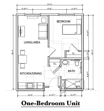 Floorplan of Oasis at 56th, Assisted Living, Indianapolis, IN 1