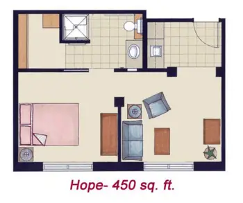 Floorplan of St. Katharine Drexel, Assisted Living, Memory Care, El Reno, OK 2
