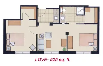 Floorplan of St. Katharine Drexel, Assisted Living, Memory Care, El Reno, OK 3