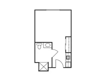 Floorplan of The Social at Cotswold, Assisted Living, Charlotte, NC 2