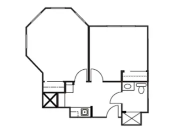 Floorplan of The Social at Cotswold, Assisted Living, Charlotte, NC 3