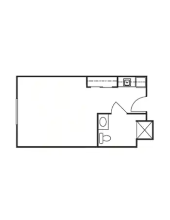 Floorplan of The Social at Cotswold, Assisted Living, Charlotte, NC 5