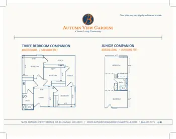 Floorplan of Autumn View Gardens - Ellisville, Assisted Living, Ellisville, MO 2