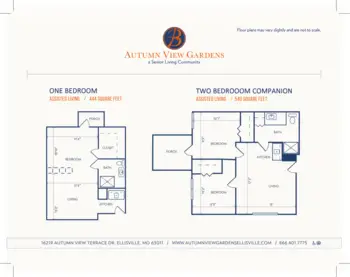 Floorplan of Autumn View Gardens - Ellisville, Assisted Living, Ellisville, MO 4