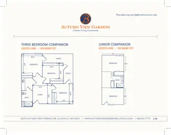 Floorplan of Autumn View Gardens - Ellisville, Assisted Living, Ellisville, MO 5