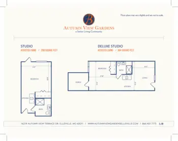 Floorplan of Autumn View Gardens - Ellisville, Assisted Living, Ellisville, MO 6