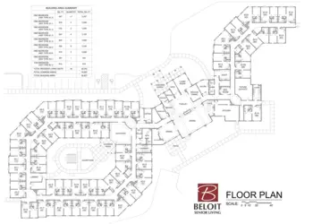 Floorplan of Beloit Senior Living, Assisted Living, Beloit, WI 12