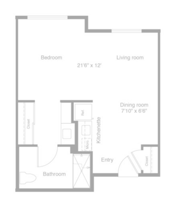 Floorplan of Emerald Care, Assisted Living, Fontana, CA 1