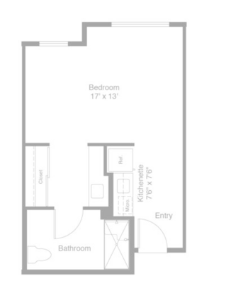 Floorplan of Emerald Care, Assisted Living, Fontana, CA 2