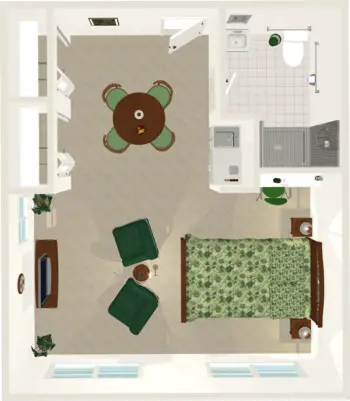 Floorplan of Oakview Park, Assisted Living, Memory Care, Greenville, SC 1
