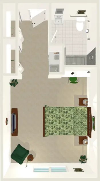 Floorplan of Oakview Park, Assisted Living, Memory Care, Greenville, SC 2