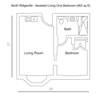 Floorplan of O'Neill Healthcare North Ridgeville, Assisted Living, North Ridgeville, OH 1