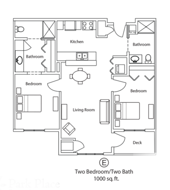 Floorplan of Park Place Memory Care, Assisted Living, Memory Care, Platteville, WI 4