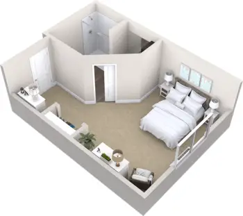 Floorplan of Thrive at Beachwalk, Assisted Living, Fort Myers, FL 3