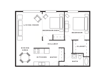 Floorplan of Chippewa Manor, Assisted Living, Chippewa Falls, WI 2