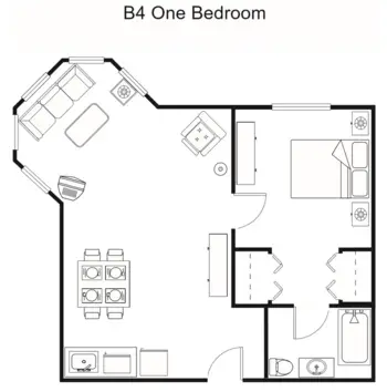 Floorplan of Clearwater Springs Assisted Living, Assisted Living, Vancouver, WA 2