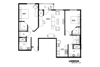 Floorplan of Eagle Point Senior Living, Assisted Living, Appleton, WI 15