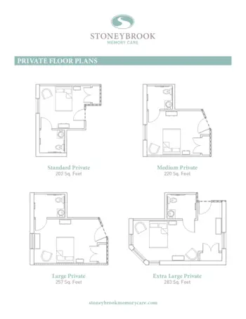 Floorplan of Grand Brook Memory Care of Grapevine, Assisted Living, Memory Care, Grapevine, TX 1