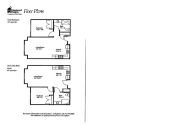 Floorplan of Heartwood Heights, Assisted Living, Sibley, IA 1