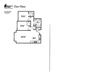 Floorplan of Heartwood Heights, Assisted Living, Sibley, IA 2