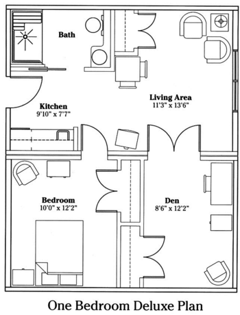 Floorplan of Lutheran Village, Assisted Living, Ashland, OH 1