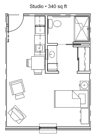 Floorplan of Prairie Hills at Ottumwa, Assisted Living, Memory Care, Ottumwa, IA 4