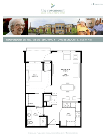 Floorplan of The Rosemount, Assisted Living, Memory Care, Rosemount, MN 3