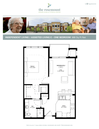 Floorplan of The Rosemount, Assisted Living, Memory Care, Rosemount, MN 5