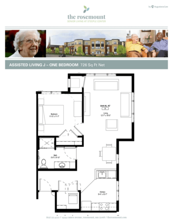 Floorplan of The Rosemount, Assisted Living, Memory Care, Rosemount, MN 7