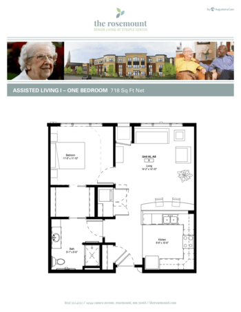 Floorplan of The Rosemount, Assisted Living, Memory Care, Rosemount, MN 8