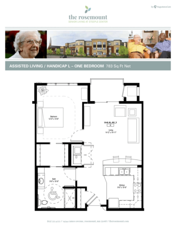 Floorplan of The Rosemount, Assisted Living, Memory Care, Rosemount, MN 10