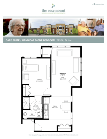 Floorplan of The Rosemount, Assisted Living, Memory Care, Rosemount, MN 13