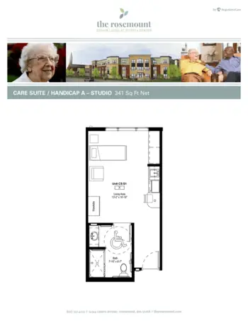 Floorplan of The Rosemount, Assisted Living, Memory Care, Rosemount, MN 15