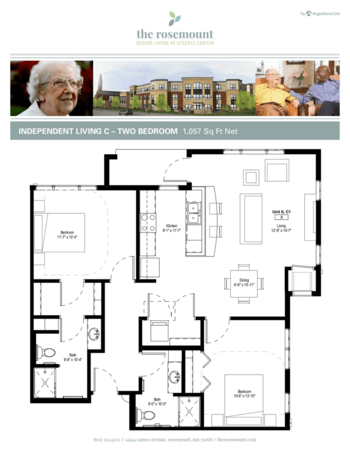 Floorplan of The Rosemount, Assisted Living, Memory Care, Rosemount, MN 20