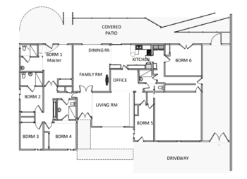 Floorplan of Villa Living, Assisted Living, Rancho Cucamonga, CA 1