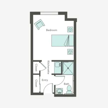 Floorplan of Aegis Living at Shadowridge, Assisted Living, Oceanside, CA 2