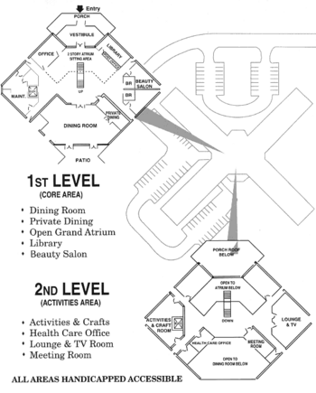 Floorplan of Ashton Place, Assisted Living, Clifton Springs, NY 1