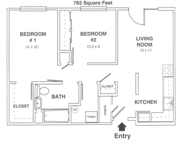 Floorplan of Ashton Place, Assisted Living, Clifton Springs, NY 3