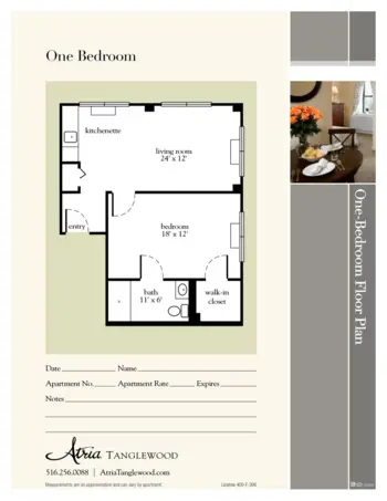 Floorplan of Atria Tanglewood, Assisted Living, Lynbrook, NY 2