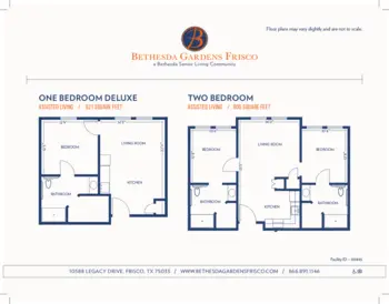 Floorplan of Bethesda Gardens Frisco, Assisted Living, Frisco, TX 4