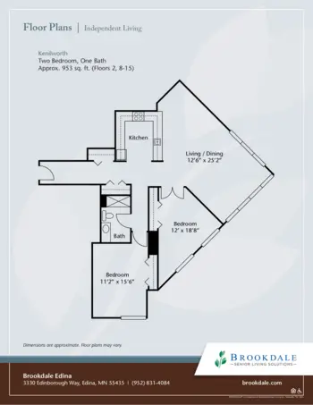 Floorplan of Brookdale Edina, Assisted Living, Memory Care, Edina, MN 4