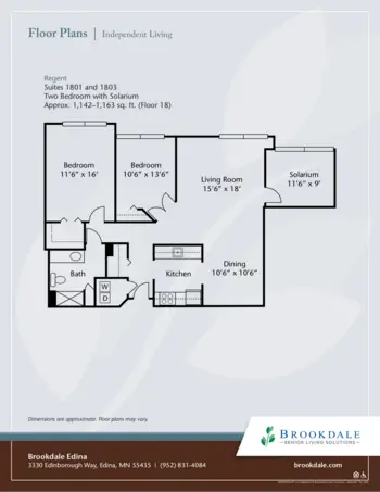 Floorplan of Brookdale Edina, Assisted Living, Memory Care, Edina, MN 10
