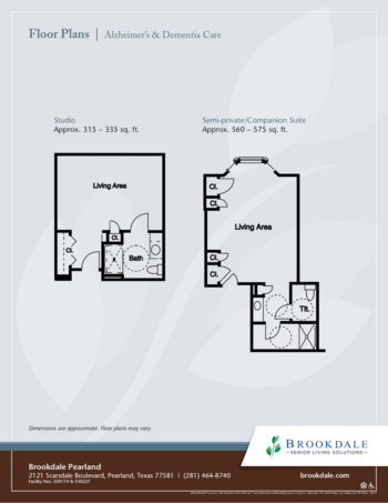 Floorplan of Brookdale Pearland, Assisted Living, Pearland, TX 4