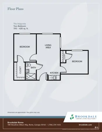 Floorplan of Brookdale Rome, Assisted Living, Rome, GA 3