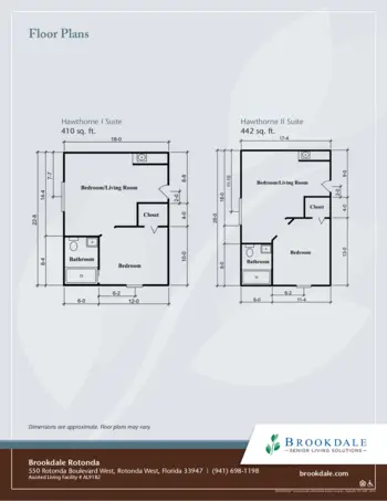 Floorplan of Brookdale Rotonda, Assisted Living, Rotonda West, FL 2