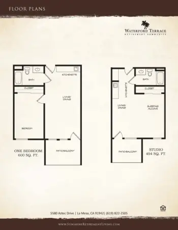 Floorplan of Copper Canyon, Assisted Living, Memory Care, Tucson, AZ 15