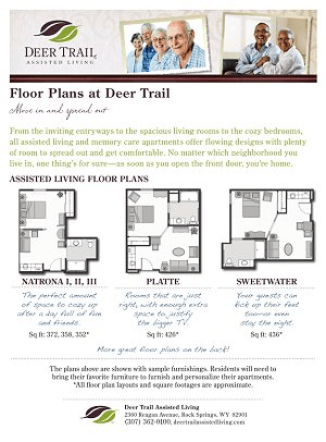 Floorplan of Deer Trail Assisted Living, Assisted Living, Rock Springs, WY 1